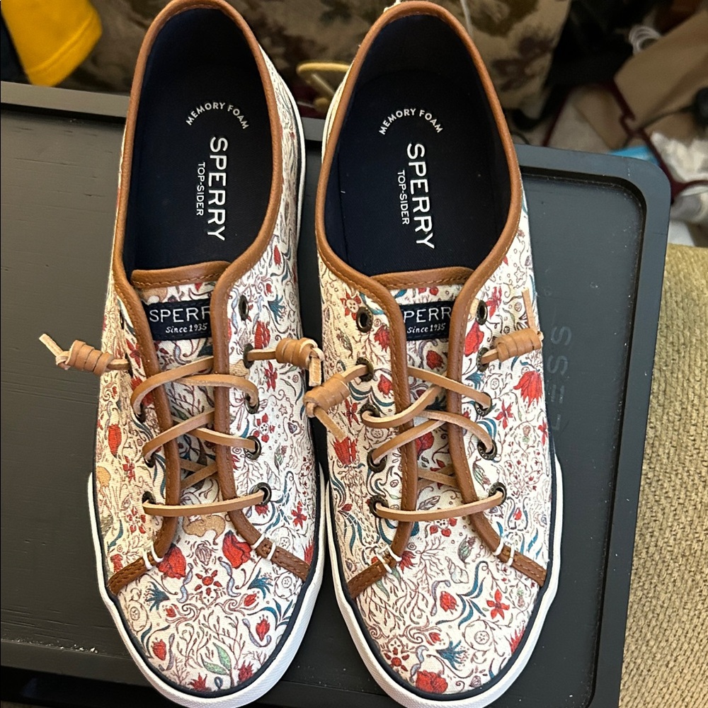 Sperry Black and Brown Top-Sider Shoes